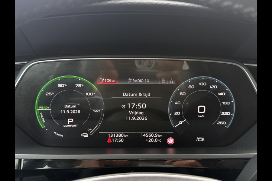 Audi e-tron e-tron 50 quattro Launch edition plus 71 kWh SoH 84% 2e Eigenaar|Navi|Pano|Trekhaak|Leder|Virtual Cockpit|Carplay|Cruise|N.A.P|APK tot 10-2027