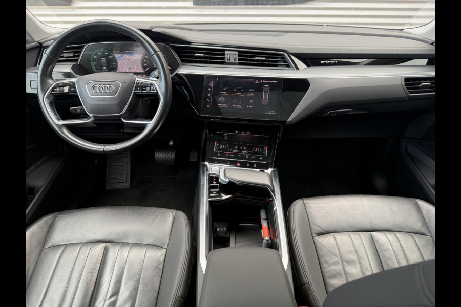 Audi e-tron e-tron 50 quattro Launch edition plus 71 kWh SoH 84% 2e Eigenaar|Navi|Pano|Trekhaak|Leder|Virtual Cockpit|Carplay|Cruise|N.A.P|APK tot 10-2027