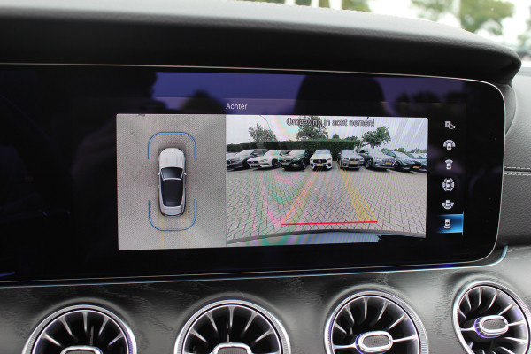 Mercedes-Benz E-Klasse Cabrio 200 AMG Line / Nieuwstaat / Camera / Burmester / Luxe Leder / Memory Seats / 19'' / Matrix LED / Nekverwarming / CarPlay / Sfeerverlichting / Windscherm / Stoelverwarming+Ventilatie / DAB / Cruise Control