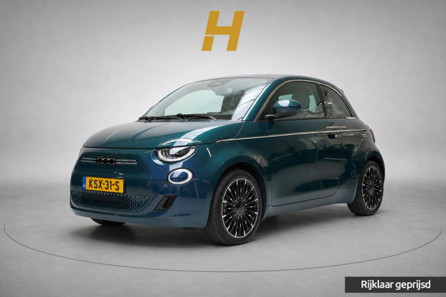 Fiat 500E La Prima 42 kWh | SoH 94,9% | Navigatie | Carplay | Climate control | Cruise control | Lm velgen |
