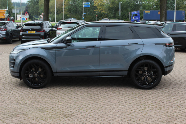 Land Rover Range Rover Evoque 2.0 D200 AWD R-Dynamic HSE / Panoramadak / Camera / Head-up / Meridian / Luxe Leder / 20'' / Keyless / CarPlay / Stuur+Stoelverwarming / Dodehoek / DAB / ACC