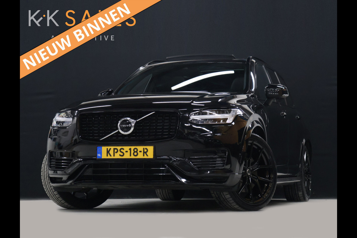 Volvo XC90 2.0 T8 Recharge AWD R-Design [SCHUIFKANTELDAK, TREKHAAK, APPLE CARPLAY, ANDROID, BOWERS & WILKINS, STOELVERWARMING, MEMORY, CRUISECONTROL, 360 CAMERA, PDC V+A, MASSAGE STOELEN, STUURVERWARMING, 7 PERSOONS, NIEUWSTAAT]
