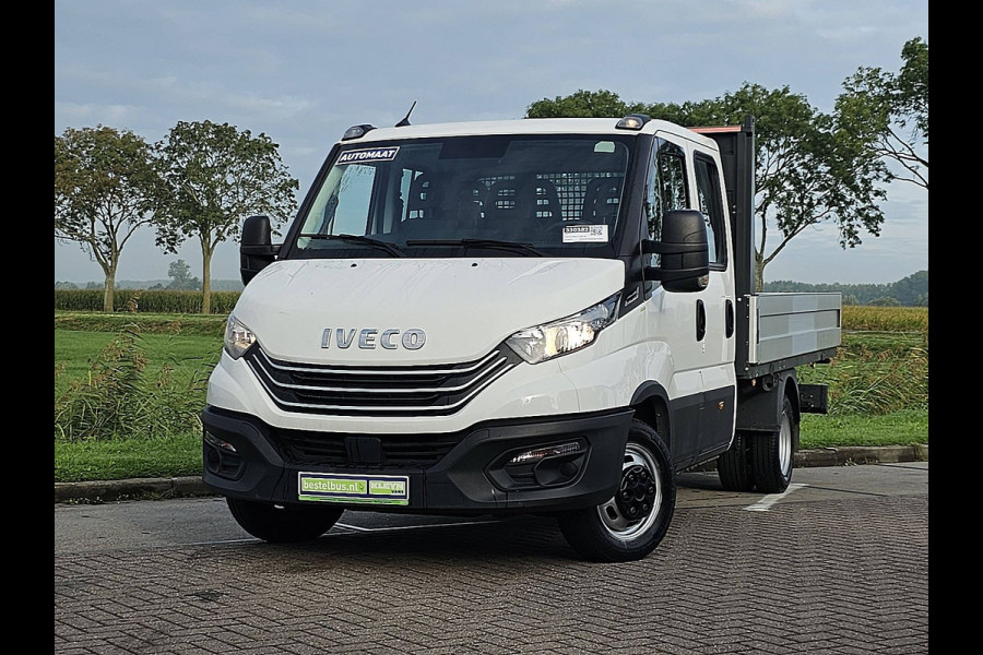 Iveco Daily 35C14V 2.3 352 Dubbele cabine, Airco, Carplay, Climate control, Automaat, 3.5T-Trekhaak, Euro6, BPM-Vrij