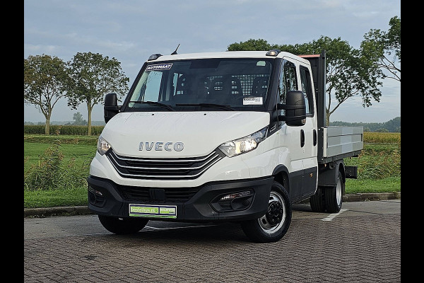 Iveco Daily 35C14V 2.3 352 Dubbele cabine, Airco, Carplay, Climate control, Automaat, 3.5T-Trekhaak, Euro6, BPM-Vrij
