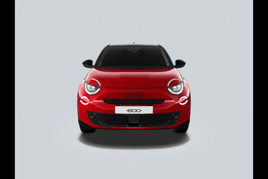 Fiat 600 1.2 Hybrid Sport | Clima | Camera | Adapt. Cruise | BSM | Navi | 18" | Winter Pack | Apple Carplay