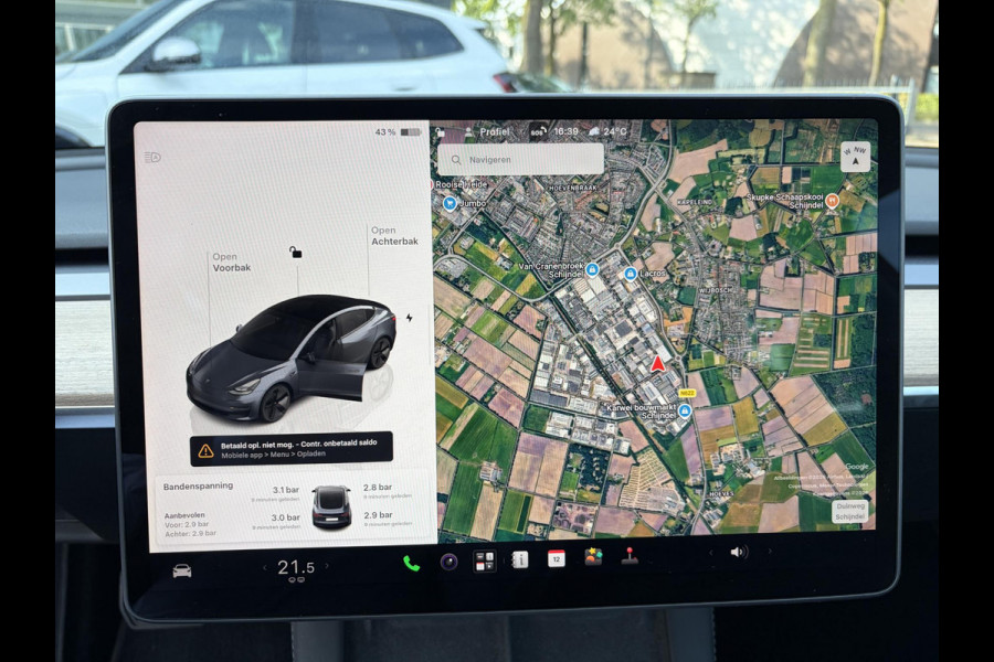Tesla Model 3 Long Range AWD 75 kWh VAN: 35.900,- VOOR: 33.440,- UW HERFSTVOORDEEL: 2.460,-| FABRIEKSGARANTIE OP ACCU & AANDRIJFLIJN TOT 2031 OF 192.000 KM + ALGEMENE AUTO T/M 06-2027 of 80.000KM! BTW verrekenbaar