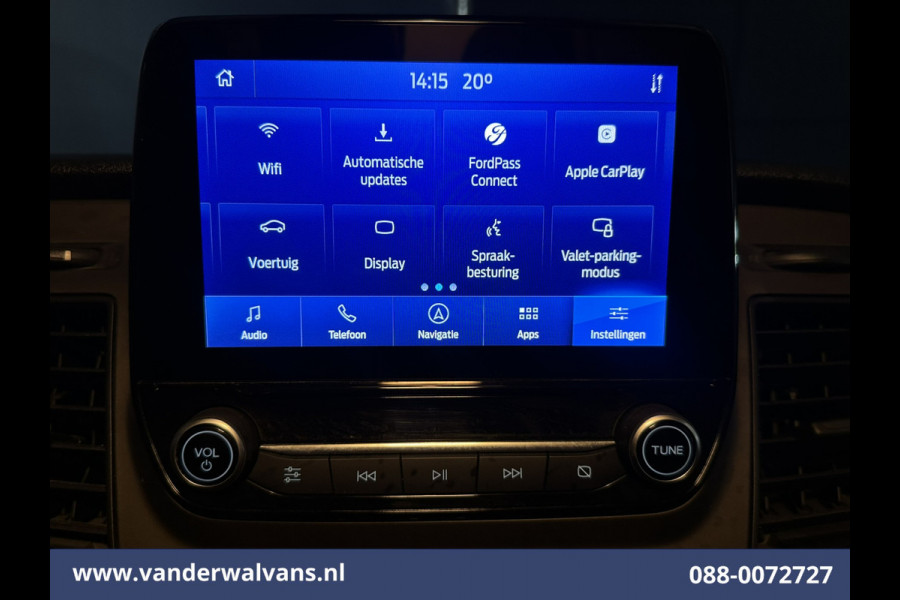 Ford Transit Custom 2.0 TDCI 105pk L2H1 Euro6 Airco | Camera | Navigatie | LED | Apple Carplay Cruisecontrol, Stoelverwarming, Verwarmde Voorruit, Parkeersensoren, Bijrijdersbank, 2800kg trekvermogen