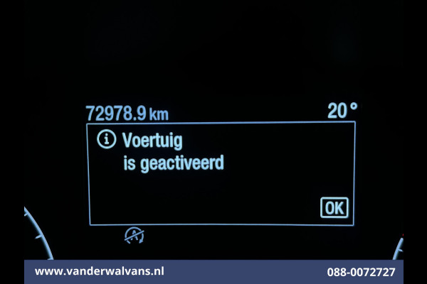 Ford Transit Custom 2.0 TDCI 105pk L2H1 Euro6 Airco | Camera | Navigatie | LED | Apple Carplay Cruisecontrol, Stoelverwarming, Verwarmde Voorruit, Parkeersensoren, Bijrijdersbank, 2800kg trekvermogen