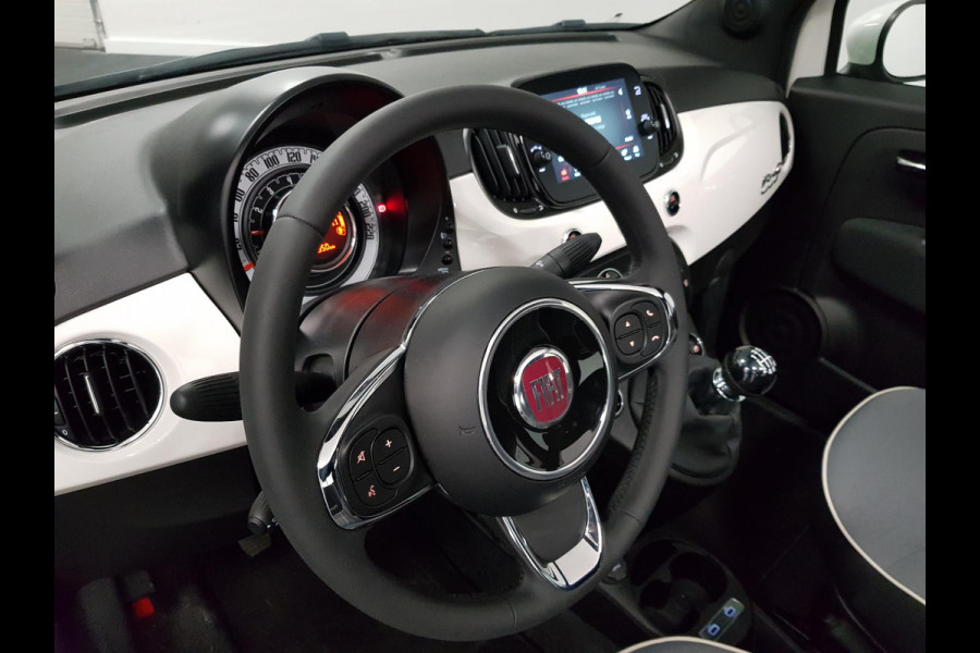 Fiat 500C 1.0 Hybrid Lounge Navigatie Parkeersensoren Achter Cruise Control Lichtmetalen Velgen Climatronic