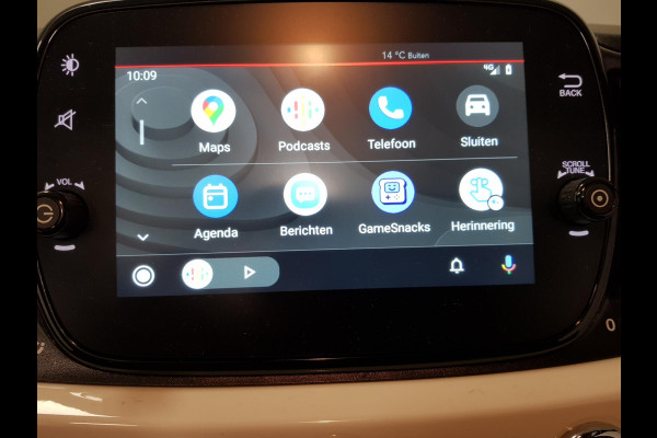 Fiat 500C 1.0 Hybrid Lounge Navigatie Parkeersensoren Achter Cruise Control Lichtmetalen Velgen Climatronic