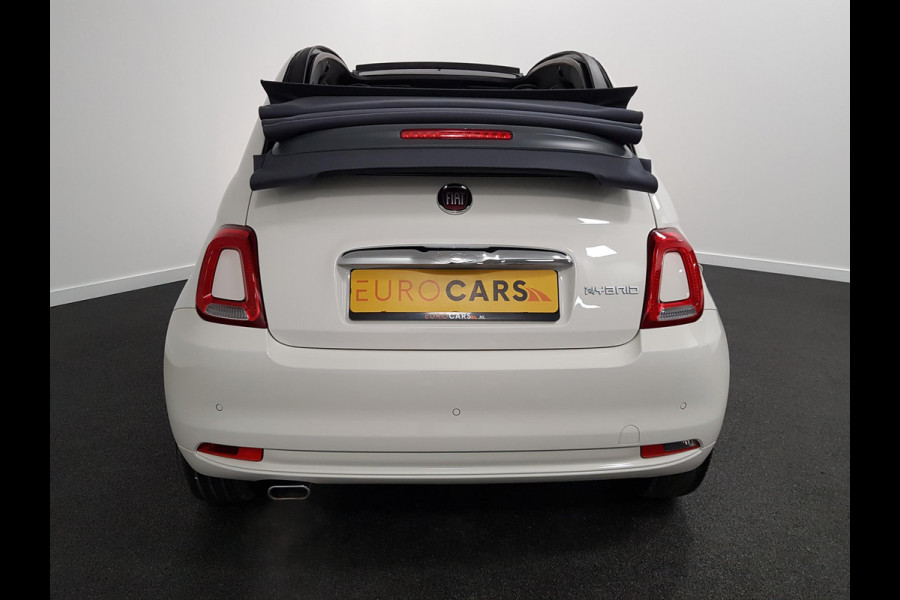 Fiat 500C 1.0 Hybrid Lounge Navigatie Parkeersensoren Achter Cruise Control Lichtmetalen Velgen Climatronic