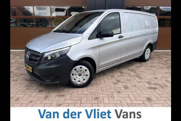 Mercedes-Benz Vito 114 CDI 136pk E6 Automaat L2 Lease €338 p/m, Airco, Navi, Carplay, PDC, Camera, Volledig onderhoudshistorie aanwezig