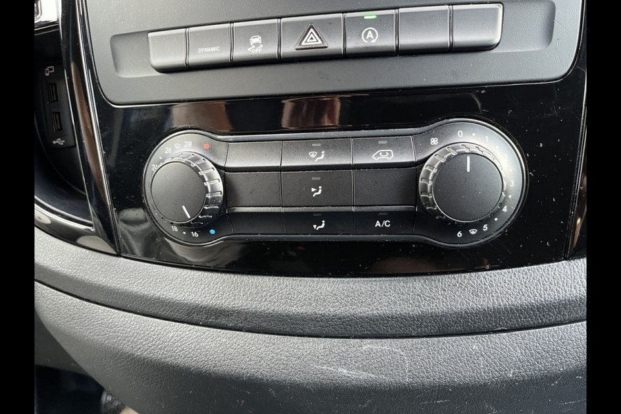 Mercedes-Benz Vito 114 CDI 136pk E6 Automaat L2 Lease €338 p/m, Airco, Navi, Carplay, PDC, Camera, Volledig onderhoudshistorie aanwezig