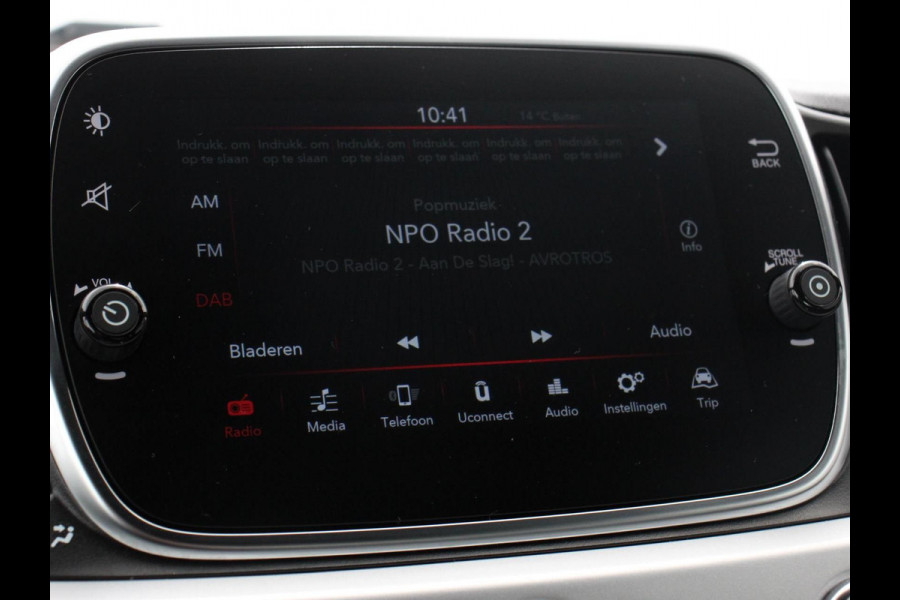 Fiat 500 1.0 Hybrid Sport Navigatie Half Lederen Bekleding Airco Dab Cruise Control Lichtmetalen Velgen Sportstoelen