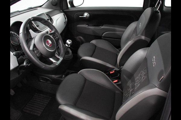 Fiat 500 1.0 Hybrid Sport Navigatie Half Lederen Bekleding Airco Dab Cruise Control Lichtmetalen Velgen Sportstoelen