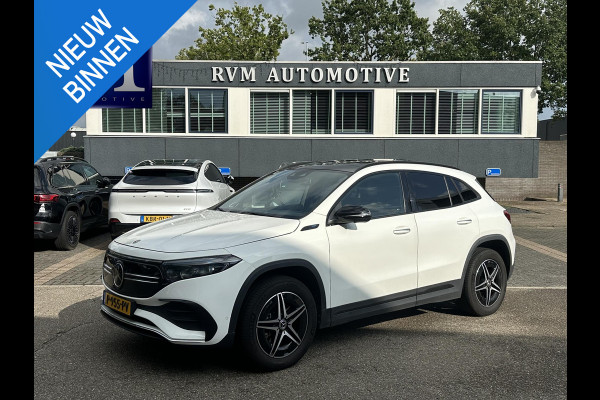 Mercedes-Benz EQA 300 4MATIC Business Solution AMG 67 kWh UNIEK! 19.000KM!| SOH 99%| VAN: 36.900,- VOOR: 34.877,- UW HERFSTVOORDEEL: 2.023,-| ADAPTIVE CRUISE| TREKHAAK| ORIGINEEL NEDERLANDS NAP.| PANO| ELEKTRISCHE STOELEN MET MEMORY| 360 CAMERA| SUPER COMPLEET!|
