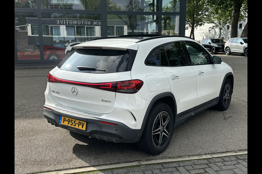 Mercedes-Benz EQA 300 4MATIC Business Solution AMG 67 kWh UNIEK! 19.000KM!| SOH 99%| VAN: 36.900,- VOOR: 34.877,- UW HERFSTVOORDEEL: 2.023,-| ADAPTIVE CRUISE| TREKHAAK| ORIGINEEL NEDERLANDS NAP.| PANO| ELEKTRISCHE STOELEN MET MEMORY| 360 CAMERA| SUPER COMPLEET!|