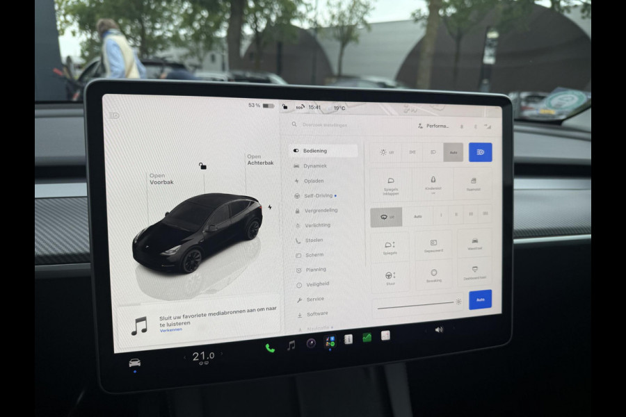 Tesla Model Y Long Range AWD 75 kWh VAN: 38.900,- VOOR: 35.877,- UW HERFSTVOORDEEL: 3.023,-|SOH 92%| ORIGINEEL NED. NAP| 1STE EIGENAAR!| FABRIEKSGARANTIE OP ACCU & AANDRIJFLIJN TOT 2031 OF 192.000 KM| BTW VERREKENBAAR|