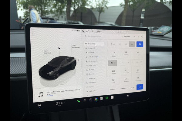 Tesla Model Y Long Range AWD 75 kWh VAN: 38.900,- VOOR: 35.877,- UW HERFSTVOORDEEL: 3.023,-|SOH 92%| ORIGINEEL NED. NAP| 1STE EIGENAAR!| FABRIEKSGARANTIE OP ACCU & AANDRIJFLIJN TOT 2031 OF 192.000 KM| BTW VERREKENBAAR|