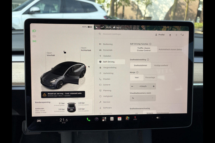 Tesla Model 3 Long Range AWD 75 kWh VAN: 35.900,- VOOR: 33.440,- UW HERFSTVOORDEEL: 2.460,-| FABRIEKSGARANTIE OP ACCU & AANDRIJFLIJN TOT 2031 OF 192.000 KM + ALGEMENE AUTO T/M 06-2027 of 80.000KM! BTW verrekenbaar