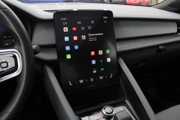 Polestar 2 Long Range Single Motor 78 kWh / 360Camera / CarPlay / Keyless / 19'' / Stoelverwarming / Virtual / Dodehoek / DAB / Cruise Control Adaptief
