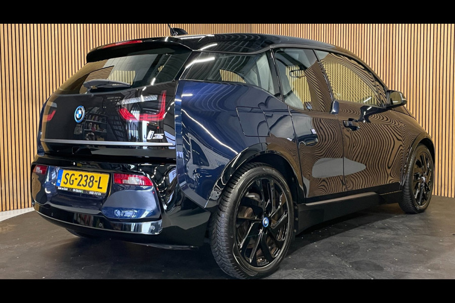 BMW i3 S iPerformance 94Ah 33 kWh|92% SOH|GROTE ACCU|BLACK&BLUE|ACC|CARPLAY|CAMERA|AUTOMAAT|STOELVERWARMING|LANE-ASSIST|NAVIGATIE|