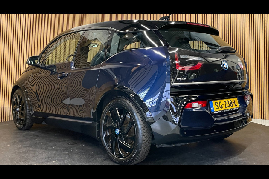 BMW i3 S iPerformance 94Ah 33 kWh|92% SOH|GROTE ACCU|BLACK&BLUE|ACC|CARPLAY|CAMERA|AUTOMAAT|STOELVERWARMING|LANE-ASSIST|NAVIGATIE|