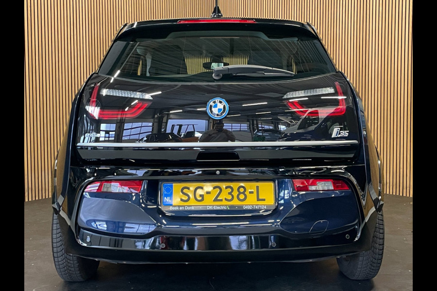 BMW i3 S iPerformance 94Ah 33 kWh|92% SOH|GROTE ACCU|BLACK&BLUE|ACC|CARPLAY|CAMERA|AUTOMAAT|STOELVERWARMING|LANE-ASSIST|NAVIGATIE|