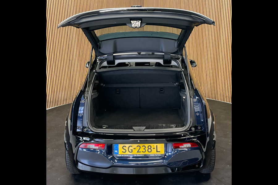 BMW i3 S iPerformance 94Ah 33 kWh|92% SOH|GROTE ACCU|BLACK&BLUE|ACC|CARPLAY|CAMERA|AUTOMAAT|STOELVERWARMING|LANE-ASSIST|NAVIGATIE|