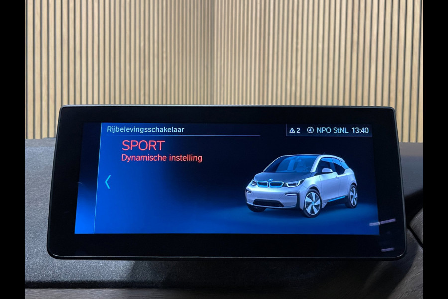 BMW i3 S iPerformance 94Ah 33 kWh|92% SOH|GROTE ACCU|BLACK&BLUE|ACC|CARPLAY|CAMERA|AUTOMAAT|STOELVERWARMING|LANE-ASSIST|NAVIGATIE|