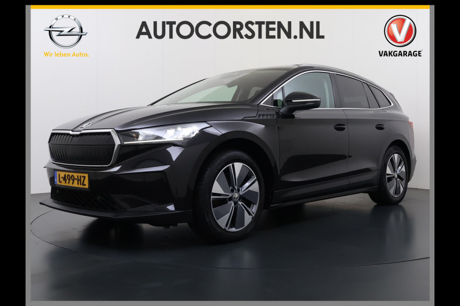 Škoda ENYAQ iV 80 SOH 91% Warmtepomp Panoramadak Trekhaak Leder+Verwarmd Stuurverwarming Assistentie-Climate 2-Comfort-Pakket Adap.Cruise 3 Zon Leder-pakket Keyless advanced Lmv Led P-Assist 1.000KG Trekgewicht 1e Eigenaar Origineel Nederlandse Auto