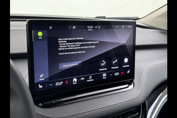 Škoda ENYAQ iV 80 SOH 91% Warmtepomp Panoramadak Trekhaak Leder+Verwarmd Stuurverwarming Assistentie-Climate 2-Comfort-Pakket Adap.Cruise 3 Zon Leder-pakket Keyless advanced Lmv Led P-Assist 1.000KG Trekgewicht 1e Eigenaar Origineel Nederlandse Auto