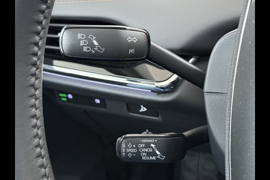 Škoda ENYAQ iV 80 SOH 91% Warmtepomp Panoramadak Trekhaak Leder+Verwarmd Stuurverwarming Assistentie-Climate 2-Comfort-Pakket Adap.Cruise 3 Zon Leder-pakket Keyless advanced Lmv Led P-Assist 1.000KG Trekgewicht 1e Eigenaar Origineel Nederlandse Auto
