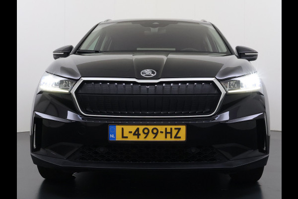 Škoda ENYAQ iV 80 SOH 91% Warmtepomp Panoramadak Trekhaak Leder+Verwarmd Stuurverwarming Assistentie-Climate 2-Comfort-Pakket Adap.Cruise 3 Zon Leder-pakket Keyless advanced Lmv Led P-Assist 1.000KG Trekgewicht 1e Eigenaar Origineel Nederlandse Auto