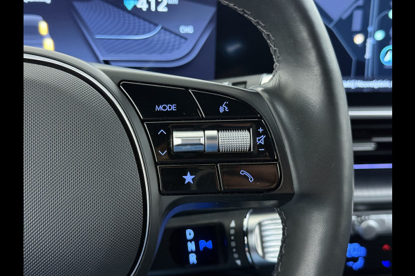 Hyundai IONIQ 6 77.4kWh 229PK Trekhaak SOH 100% Warmtepomp Adap.Cruise Head-Up Stoel+Achterbank+Stuur Verwarming Camera Navi Pdc Apple Carplay A Elek. Achterklep Privacy Glas Lmv Led Lane Assist 1.500KG Trekgewicht 1e Eigenaar Origineel Nederlandse Auto