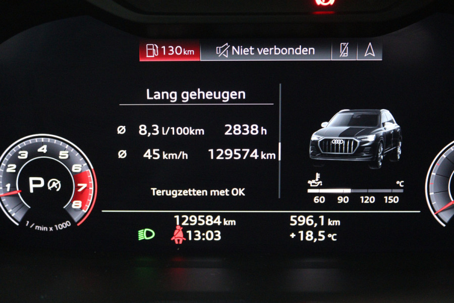Audi Q3 35 TFSI S Line Pro Line S (PANORAMADAK, SFEERVERLICHTING, CAMERA, STOELVERWARMING, CRUISE CONTROL ADAPTIEF)