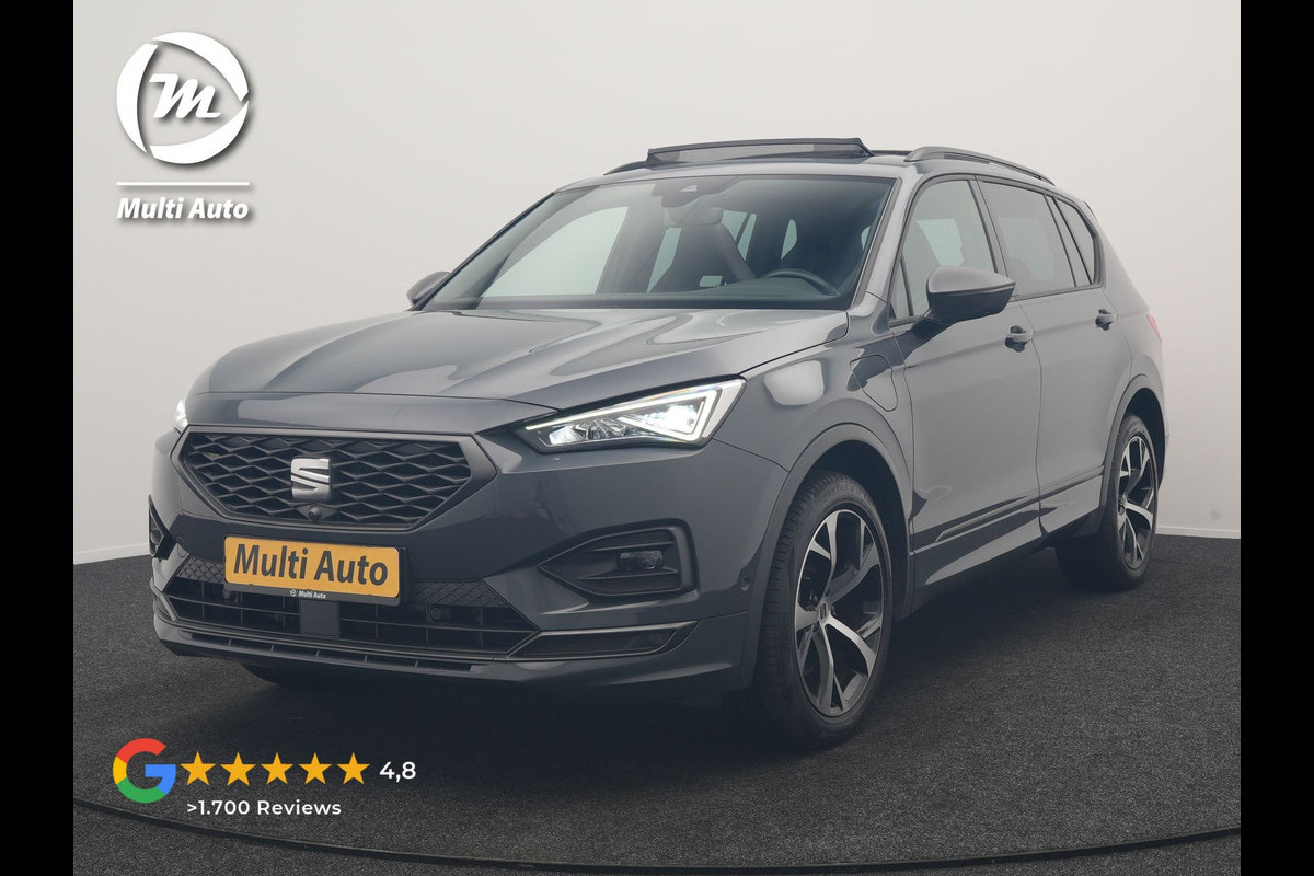 Seat Tarraco 1.4 TSI e-Hybrid PHEV FR Business Intense 245pk Dealer O.H. | Trekhaak Af Fabriek | Panodak | Adaptive Cruise | 360 Camera | Sportstoelen Memory & Verwarmd | Blis | Keyless | Stuur Verwarmd | Apple Carplay | Navigatie | DAB | Plug In Hybrid |