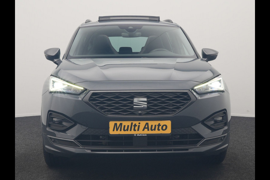 Seat Tarraco 1.4 TSI e-Hybrid PHEV FR Business Intense 245pk Dealer O.H. | Trekhaak Af Fabriek | Panodak | Adaptive Cruise | 360 Camera | Sportstoelen Memory & Verwarmd | Blis | Keyless | Stuur Verwarmd | Apple Carplay | Navigatie | DAB | Plug In Hybrid |