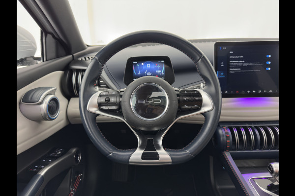 BYD ATTO 3 Comfort 60 kWh [3-Fase-11kW] {SoH-94%} (INCL-BTW) *HEATPUMP | PANO | LEATHER | FULL-LED | TOPVIEW | BLINDSPOT | HEATED-COMFORTSEATS | DIGI-COCKPIT | CARPLAY | DAB | NAVI-FULLMAP | ECC | ADAPTIVE-CRUISE | PDC | 18''ALU*