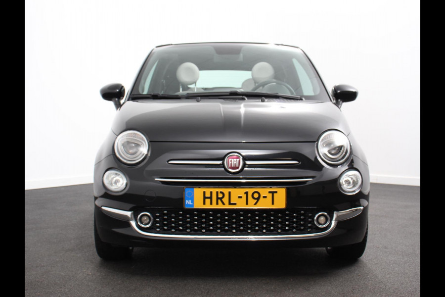 Fiat 500C 1.0 Hybrid Dolcevita Leder Navigatie Apple Carplay/Android Auto Parkeersensoren achter Cruise Control Climate Control