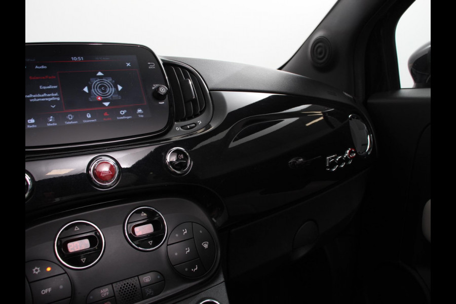 Fiat 500C 1.0 Hybrid Dolcevita Leder Navigatie Apple Carplay/Android Auto Parkeersensoren achter Cruise Control Climate Control