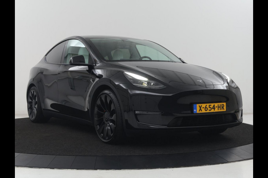 Tesla Model Y Performance AWD 75 kWh | SOH 94.8% | Traffic-Aware Cruise control | Leder | Achterbank verwarming | 21'' | Full LED | Panoramadak |