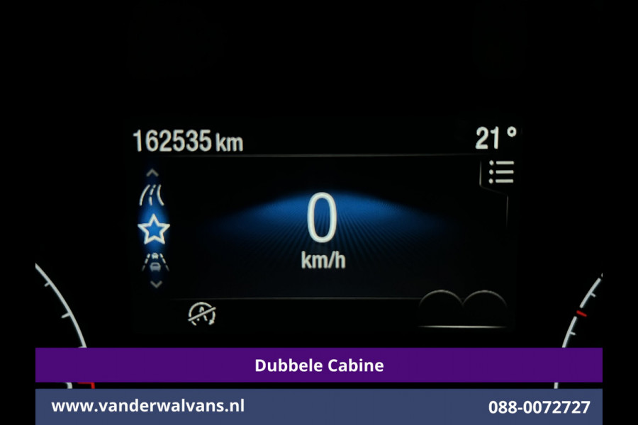 Ford Transit Custom 2.0 TDCI 131pk Automaat L2H1 Dubbele Cabine Euro6 Airco | 6-Zits | Camera | Navigatie | LED | Apple Carplay Adaptieve Cruisecontrol, Android Auto, Trekhaak, Verwarmde Voorruit, Parkeersensoren, Bijrijdersbank, Achterklep