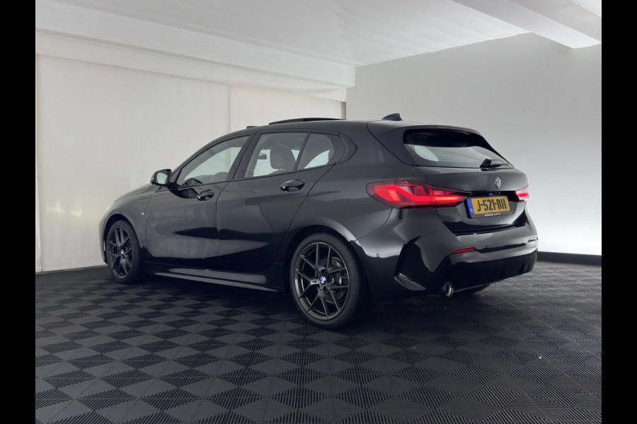 BMW 1-serie 118i M-Sport-Styling High Executive Edition (INCL-BTW) Aut.*PANO | FULL-LED | DIGI-COCKPIT | HIFI-SOUND | CAMERA | HEATED-SPORTSEATS | NAVI-FULLMAP | AMBIENTLIGHT | PRIVACY-GLASS | ECC | CARBON-INLAY | PDC | CRUISE | DAB | 18"ALU*
