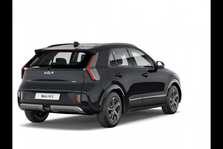 Kia Niro 1.6 GDi Hybrid DynamicPlusLine | Actieprijs* | Navi. | Clima. | Adapt. Cruise. | Parkeersensoren | Achteruitrijcamera | Bekleding In Lederlook | Dodehoekassistentie | Schuif-/Kanteldak | Stoel&Stuur Verwarming