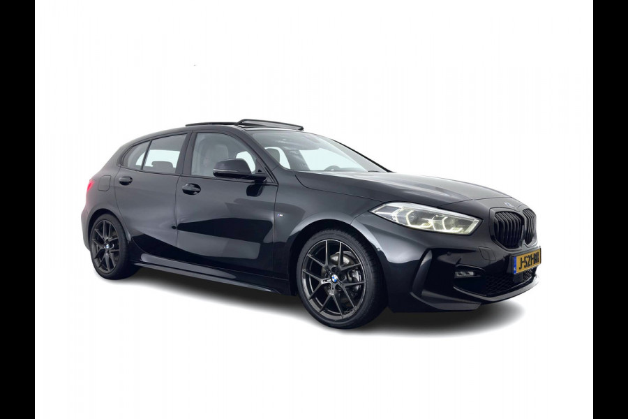 BMW 1-serie 118i M-Sport-Styling High Executive Edition (INCL-BTW) Aut.*PANO | FULL-LED | DIGI-COCKPIT | HIFI-SOUND | CAMERA | HEATED-SPORTSEATS | NAVI-FULLMAP | AMBIENTLIGHT | PRIVACY-GLASS | ECC | CARBON-INLAY | PDC | CRUISE | DAB | 18"ALU*