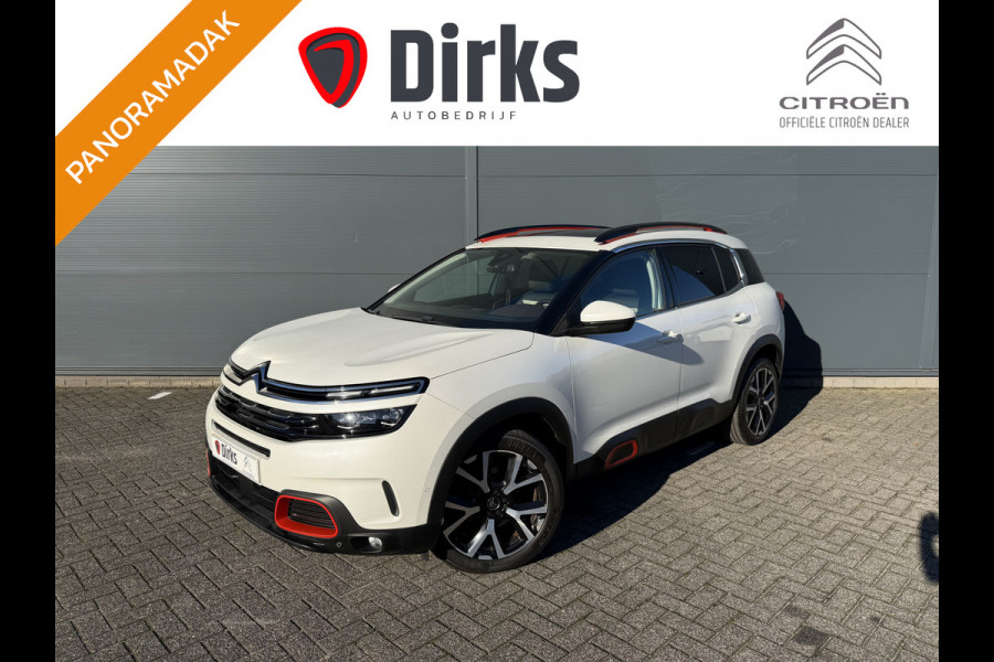 Citroën C5 Aircross 180pk Shine (Elektrisch Schuifdak - Trekhaak - Leder incl verwarming/massage/geheugen - Elektrische klep - LED - Grip Controle -