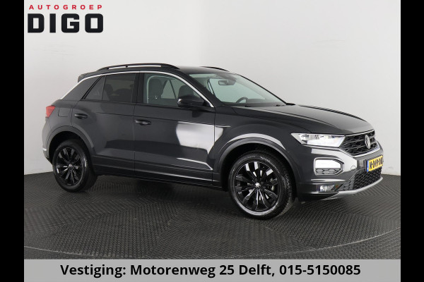 Volkswagen T-Roc 1.0 TSI STYLE 100% OH.GARANTIE TOT 10-2031* BLACKLINE .NAVI.PDC V+A.URANO GREY !