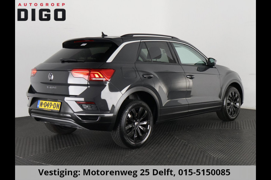 Volkswagen T-Roc 1.0 TSI STYLE 100% OH.GARANTIE TOT 10-2031* BLACKLINE .NAVI.PDC V+A.URANO GREY !