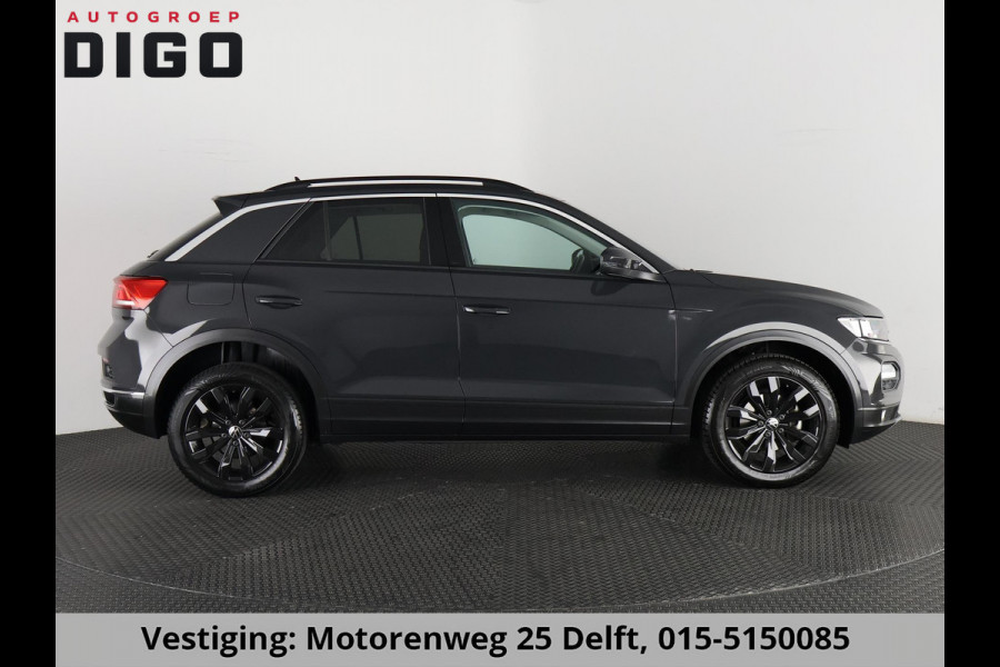 Volkswagen T-Roc 1.0 TSI STYLE 100% OH.GARANTIE TOT 10-2031* BLACKLINE .NAVI.PDC V+A.URANO GREY !